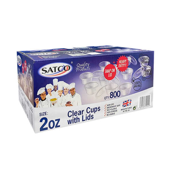 SATCO ROUND FOOD CONTAINER 2oz