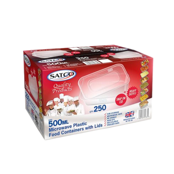 SATCO RECTANGULAR FOOD CONTAINER 500cc