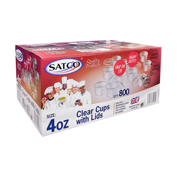 SATCO ROUND FOOD CONTAINER 4oz