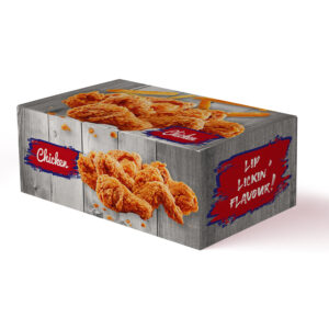 PRINTED CHICKEN BOX LARGE